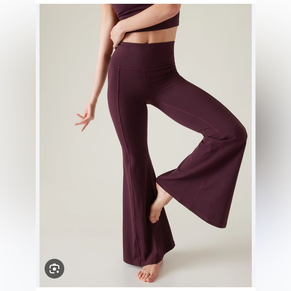 NEW with tags ATHLETA Elation Ultra Flare Pant M Medium Spiced Cabernet 791847 - Picture 5 of 8